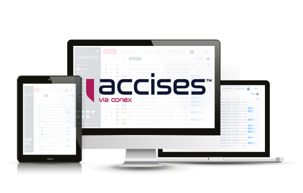 Logiciel de gestion des mouvements de marchandises soumises à accises : ACCISES via conex™